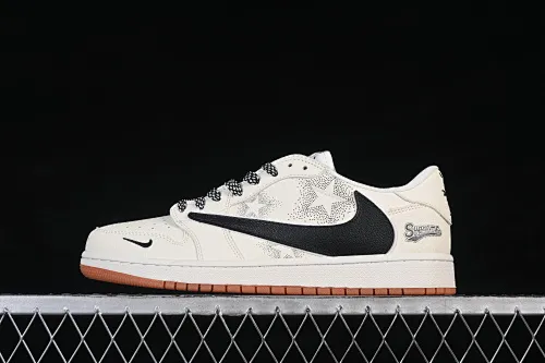 All categories Air Jordan Jordan series basketball shoes Air Jordan 1 Low High-end customized low-top sneakers Travis Scott x Fragment Design x Air Jordan 1 Low OG SP AJ1 Joe 1 beige contrast color low-top cultural casual sneakers LD2028-073